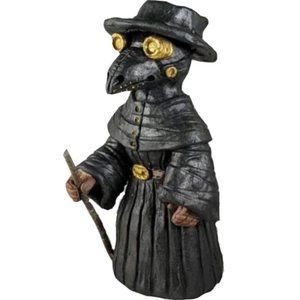 Plague Doctor Cone Incense Burner Statue